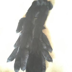 Vintage authentic fox tail wrap